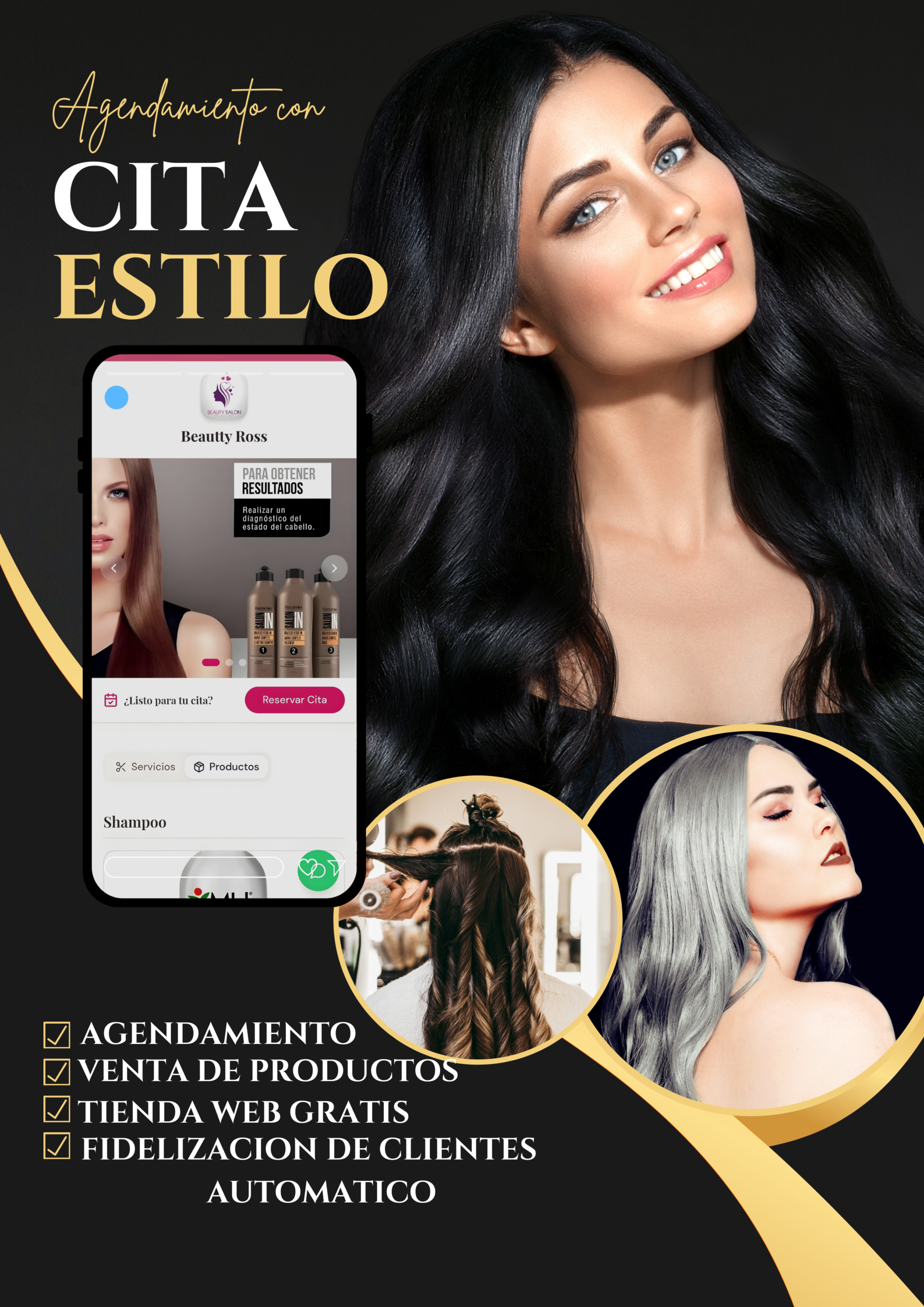 Software de gestión, turnos y reservas para salones de belleza y peluquerías